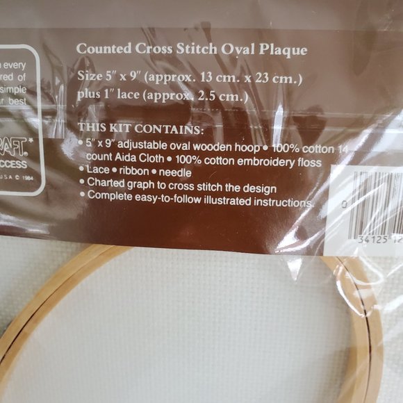 Paragon Needlecraft Country Best Counted Cross Stitch Kit Hobby 2051 Wood Hoop - Picture 4 of 6